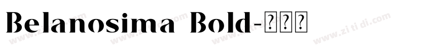 Belanosima Bold字体转换 Belanosima Bold字体转换